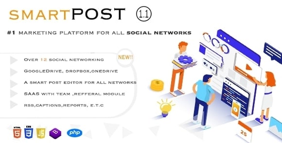 Smart Post – Social Marketing Tool Nulled v1.4 – PHP Script