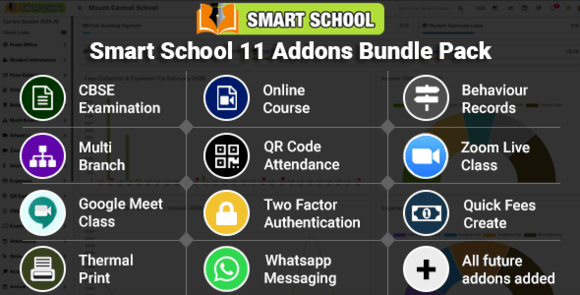 Smart School Addon Modules Bundle Pack – 6 February 2026