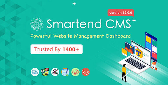 SmartEnd CMS v12.0.0 Nulled – Laravel Admin Dashboard with Frontend and Restful API Script