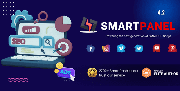 SmartPanel v4.2 – SMM Panel Script