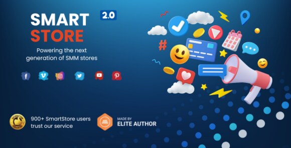 SmartStore v2.0 Nulled – SMM Store Script