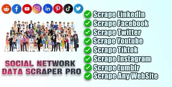 Social Network Data Scraper Pro v12.0 – .NET Project