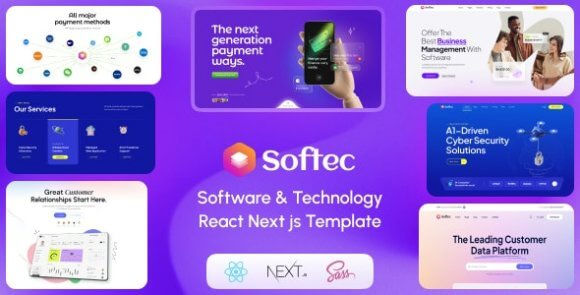 Softec v1.0.0 – Software & Technology React Next js Template Template