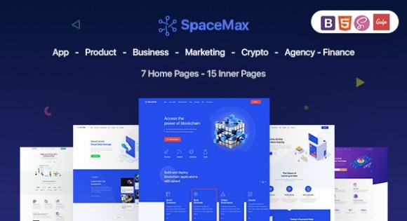 SpaceMax v1.0 – Multipurpose HTML Template Free