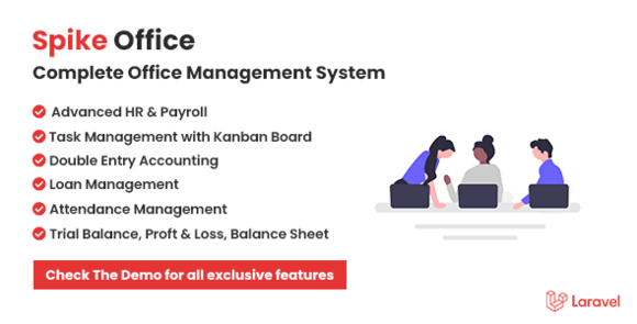 Spike Office v1.5 – Complete HR & Payroll including Loans and Double Entry Accounting Script