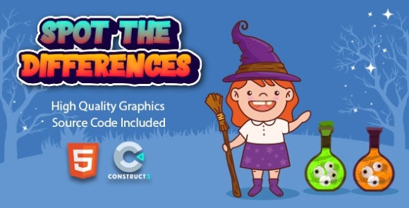 Spot the Differences for Kids v1.0 – HTML5 Game Source