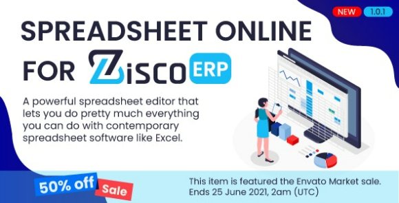 Spreadsheet Online for ZiscorERP v1.0.1 – Addon