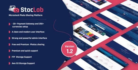 StocLab v1.2 – Microstock Photo Sharing Platform Script