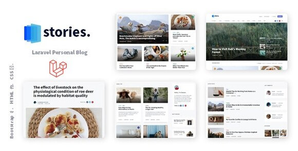 Stories v1.37.4 Nulled – Laravel Creative Multilingual Blog PHP Script