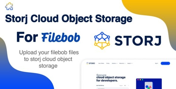 Storj Cloud Object Storage Add-on For Filebob v1.0 – Module