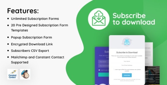 Subscribe to Download v1.2.9 – An Advanced Subscription Plugin for WordPress Free