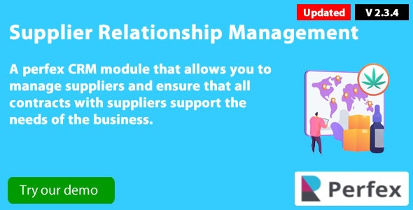 Supplier Management Module for Perfex CRM v2.3.4 – Addon