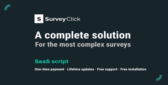 SurveyClick v1.0.1 – SaaS Survey Builder PHP Script