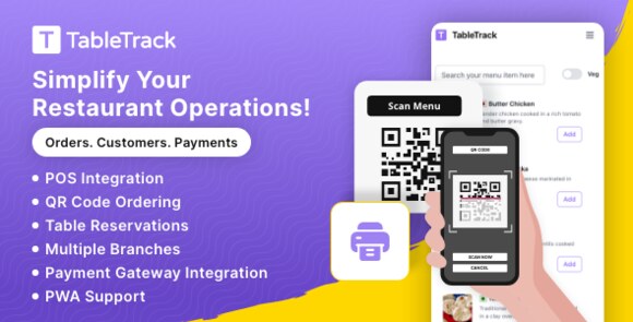 TableTrack v1.2.74 Nulled – The Complete SaaS Restaurant Management Solution Script