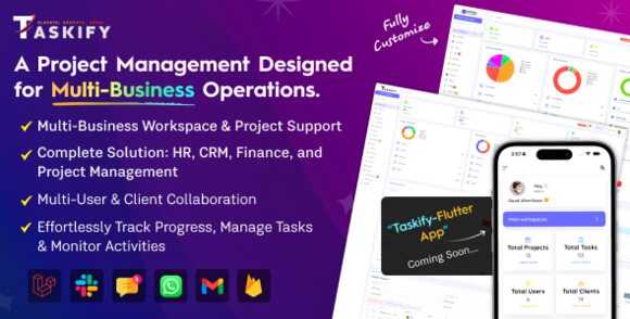 Taskify v2.0.2 – Project Management – Task Management & Productivity Tool Script