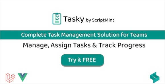 Tasky v1.0 – Complete Task Management Solution PHP Script