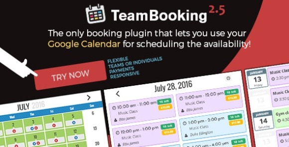 Team Booking v3.0.5 – WordPress Booking System Plugin