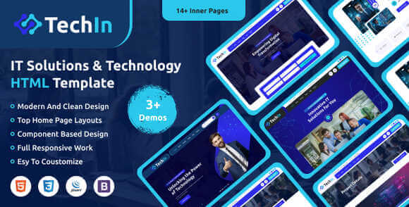 Techin – IT Services and Technology HTML Template