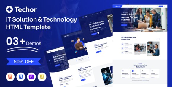 Techor – IT Solution & Technology HTML Templete