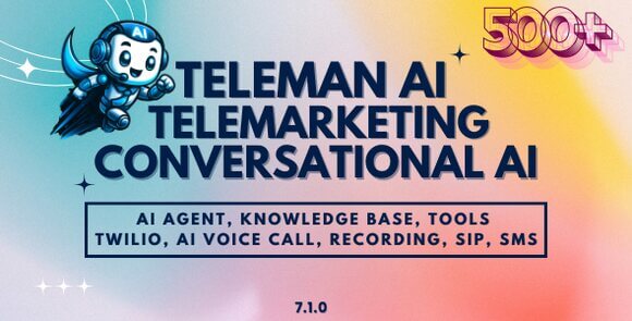 Teleman v7.0.0 – Telemarketing & Voice Calling SaaS Application PHP Script