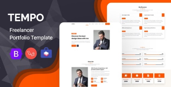 Tempo v1.1.0 – Multipurpose Website CMS & Freelancer Portfolio Script Free