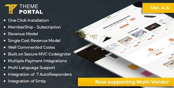 Theme Portal Marketplace v4.5 – Sell Digital Products Nulled Script