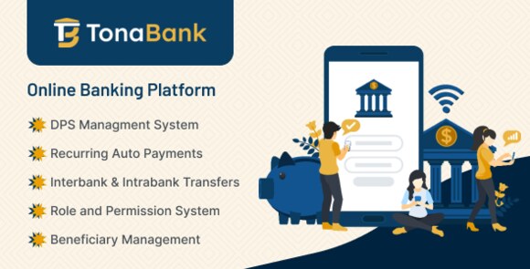 TonaBank v1.0 – Online Banking Platform PHP Script