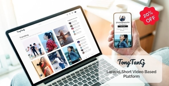 TongTang v1.1 – Laravel Short Video Sharing Platform Nulled
