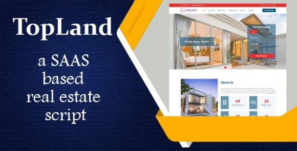 TopLand v1.1 – Laravel Real Estate Agency Portal with SaaS Script