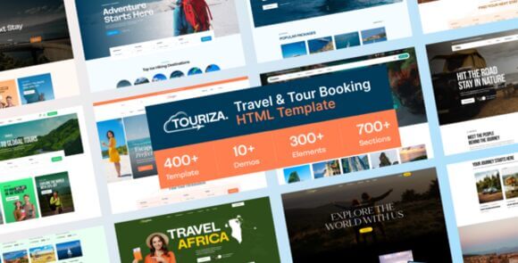 Touriza – Tour & Travel Booking HTML Template