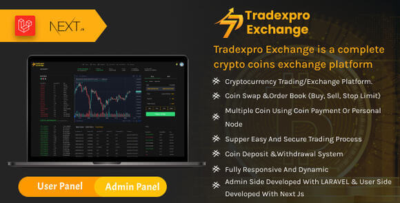 Tradexpro Exchange v3.1.3 Nulled – Crypto Buy Sell and Trading platform, ERC20 and BEP20 Tokens Supported PHP Script