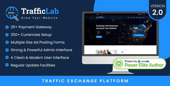 TrafficLab v2.0 Nulled – Traffic Exchange Platform PHP Script