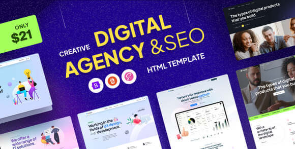 Tryesy – Creative Digital Agency HTML Template