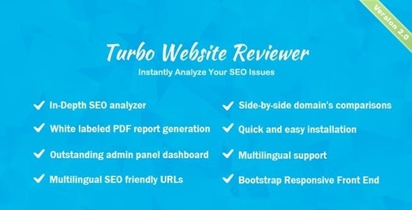 Turbo Website Reviewer v2.8 Nulled – In-depth SEO Analysis Tool Free