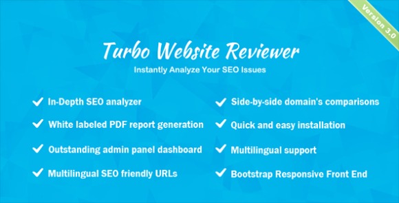 Turbo Website Reviewer v3.0 Nulled – In-depth SEO Analysis Tool PHP Script