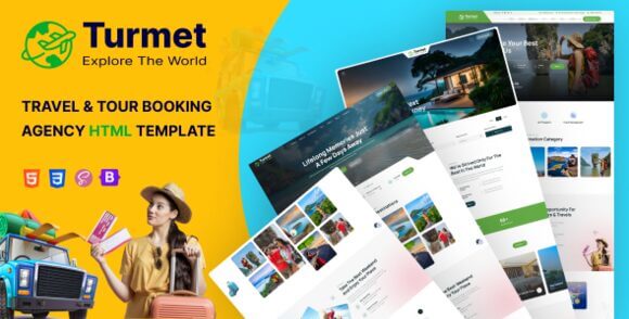 Turmet – Travel & Tour Agency HTML Template