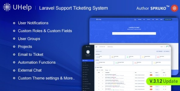 Uhelp v3.1.2 Nulled – Helpdesk Support Ticketing System PHP Script