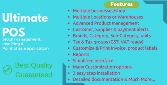 Ultimate POS v6.12 Nulled – Best ERP, Stock Management, Point of Sale & Invoicing Application PHP Script