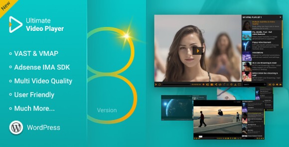 Ultimate Video Player WordPress Plugin v8.5 Free