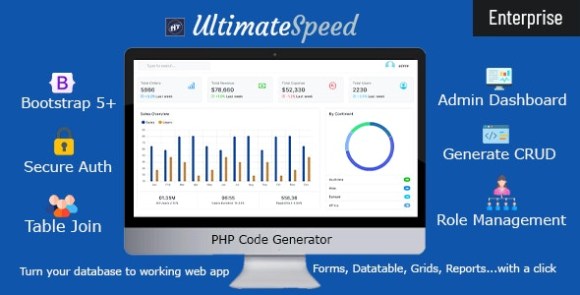 UltimateSpeed PHP Code Generator Enterprise v5.8 – PHP Script