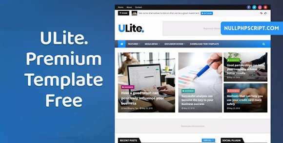 UltraLite v2.0 – (Premium) Light Weight Blogger Template