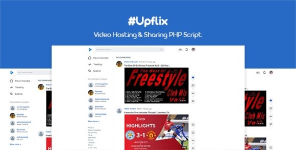 Upflix v1.0.3 – Video Hosting & Sharing PHP Script Free