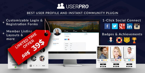 UserPro v5.1.11 Nulled – Community and User Profile WordPress Plugin