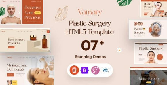 Vamary v1.0 – Plastic Surgery HTML5 Template
