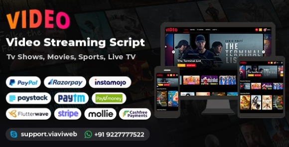 Video Streaming Portal v2.1 Nulled (TV Shows, Movies, Sports, Videos Streaming, Live TV) Script