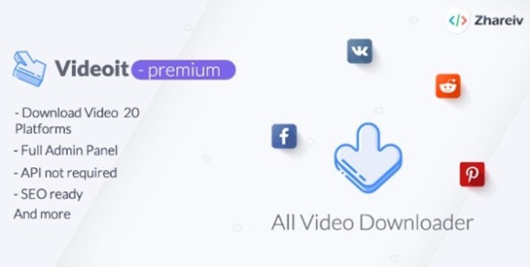 Videoit v1.1.6 – All Video Downloader PHP Script