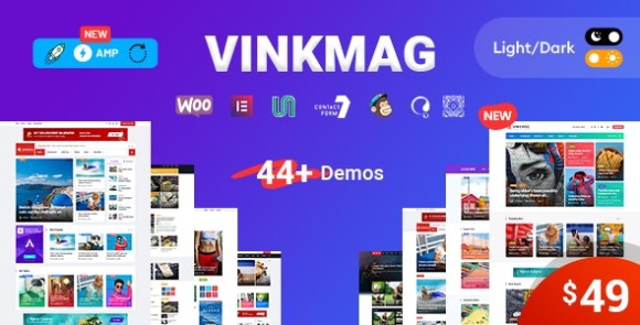 Vinkmag v4.3 – AMP Newspaper Magazine WordPress Theme Free