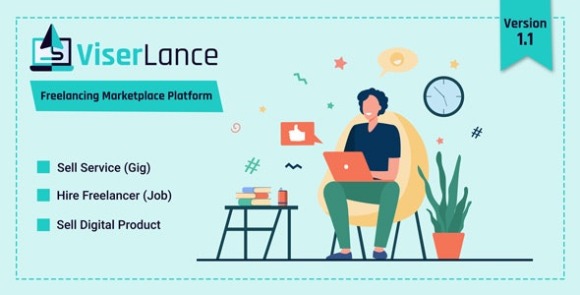 ViserLance v1.2 Nulled – Freelancing Marketplace Platform PHP Script