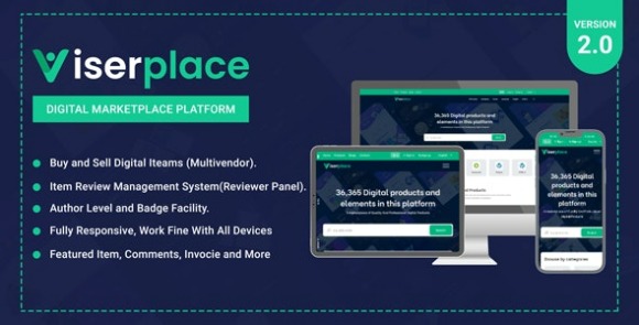 ViserPlace v2.0 Nulled – Digital Marketplace Platform PHP Script