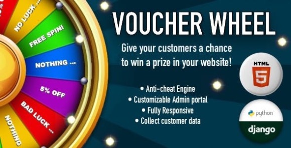 Voucher Wheel v1.2.2 – Engage and Give Prizes to your Customers Script
